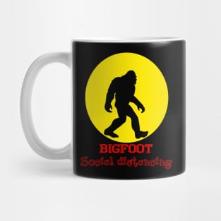 Bigfoot Social Distancing Mug